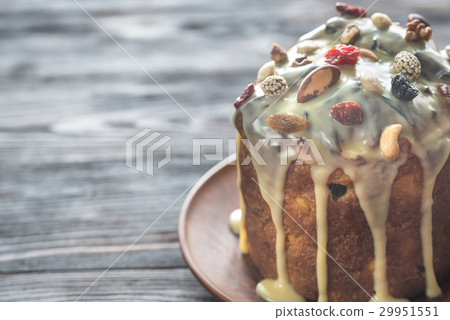 Homemade panettone close up 29951551