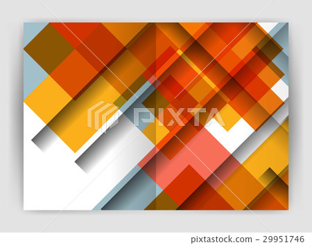 Square design corporate business flyer 29951746