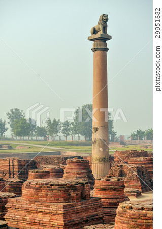 Life of India : Pillars of Ashoka in Vaishali Life of India : Pillars of Ashoka in Vaishali 29951882