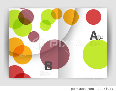 Abstract circles, annual report covers. Modern Abstract circles, annual report covers. Modern 29951945