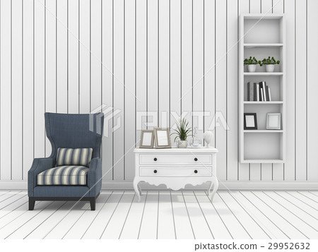 white modern wall living room classic armchair 29952632