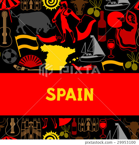 Spain background design. Spanish traditional 29953100