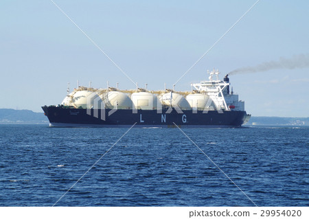 LNG油輪航行東京灣 29954020