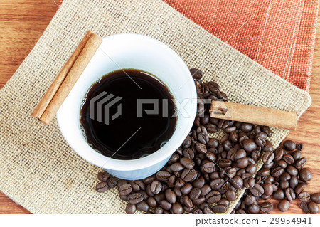 Black hot coffee cup Black hot coffee cup 29954941