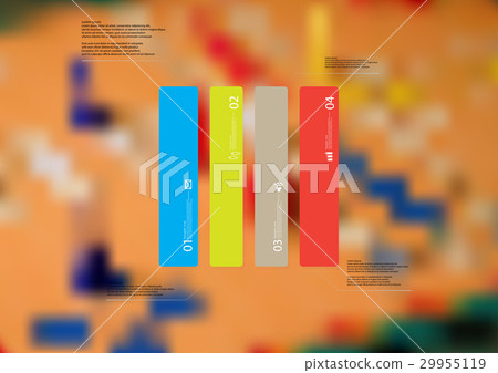 Illustration infographic template with rectangle Illustration infographic template with rectangle 29955119