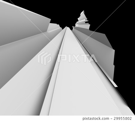 Abstract white object 29955802