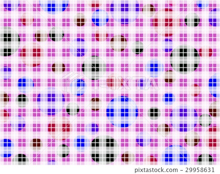 Watermark pattern of plaid and polka dots Watermark pattern of plaid and polka dots 29958631