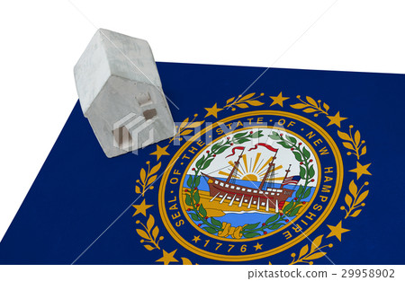 Small house on a flag - New Hampshire 29958902