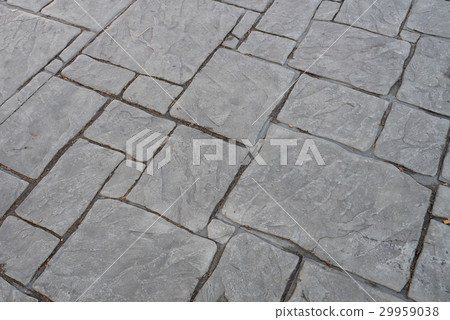 Stamp concrete texture pattern and background. 29959038