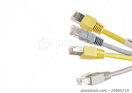 Four telecommunication cable with connector RJ45 29960719