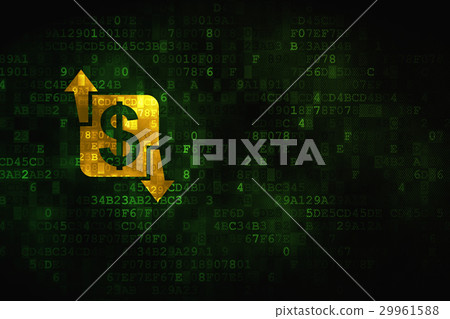 Finance concept: Finance on digital background 29961588
