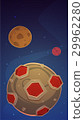 Cartoon Game Space Background 29962280
