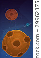 Cartoon Game Space Background 29962375