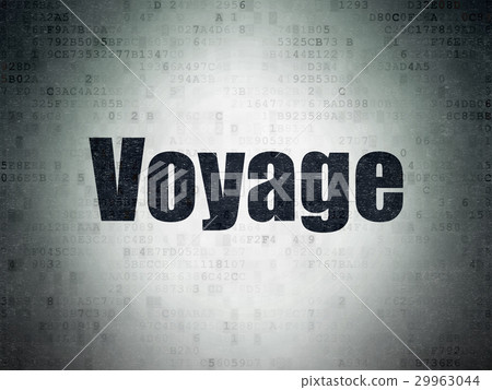 Travel concept: Voyage on Digital Data Paper 29963044