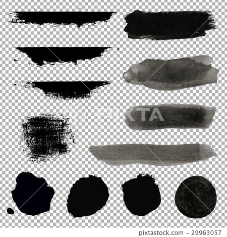 Black Blobs Set Black Blobs Set 29963057