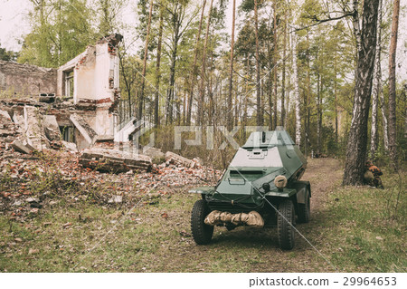 Russian Armoured Soviet Scout Car BA-64 Of World 29964653