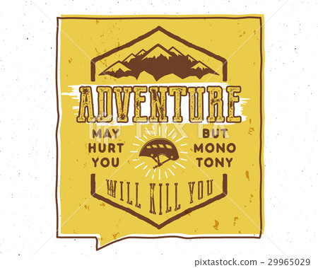 Vintage hand drawn typography poster illustration 29965029