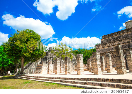 Kukulkan Pyramid in Chichen Itza Site, Mexico 29965487