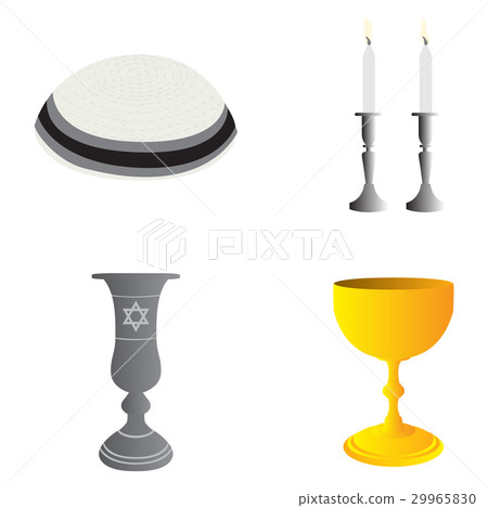 Set of jewish objects Set of jewish objects 29965830
