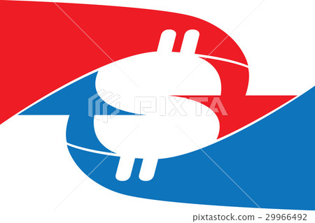 dollar sign of the arrows 29966492