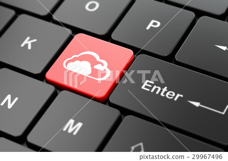 Cloud networking concept: Cloud on computer Cloud networking concept: Cloud on computer 29967496
