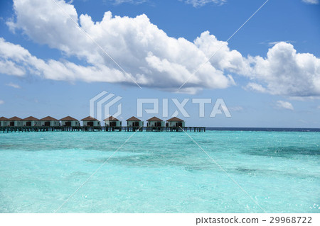 Maldives Water Cottage Sea Resort Tropical sky Maldives Water Cottage Sea Resort Tropical sky 29968722