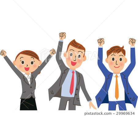 Employee of a pose that works hard Employee of a pose that works hard 29969634