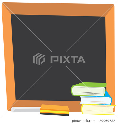 Isolated colored chalkboard 29969782