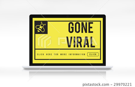 Gone Viral Internet Technology Concept Gone Viral Internet Technology Concept 29970221