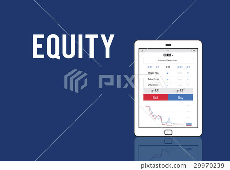 Financial forex business chart report 29970239