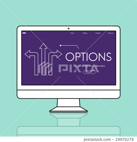 Options Choice Changes Arrows Graphic Options Choice Changes Arrows Graphic 29970278