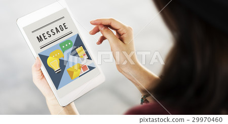 People chat text message e-mail conversation People chat text message e-mail conversation 29970460