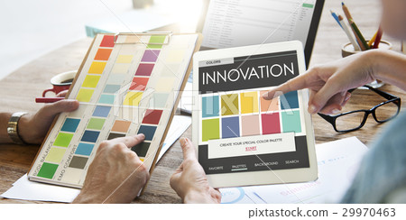 Colour Shade Design Colourful Palette Concept Colour Shade Design Colourful Palette Concept 29970463