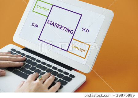 Marketing SEO Content Word Boxes 29970999