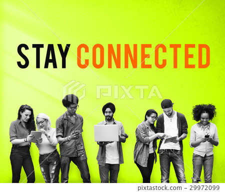 Technology online social media connection Technology online social media connection 29972099