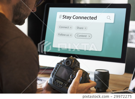 Digital Communication Social Media Graphic Words Icons 29972275