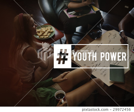 Hashtag Young Attitude Youth Power 29972456