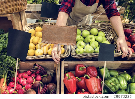 Woman owner fresh grocery organic shop 29973225