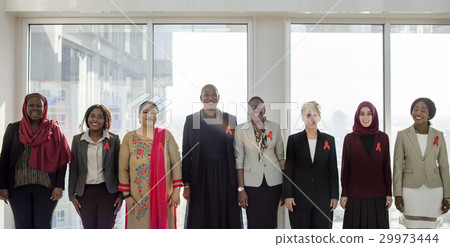 Diverse Women Together Partnership Ribbon 29973444