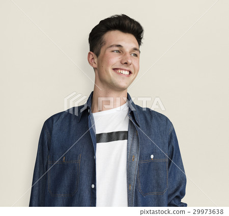Portrait of Young Adult Caucasian Man Smiling Isolated Portrait of Young Adult Caucasian Man Smiling Isolated 29973638