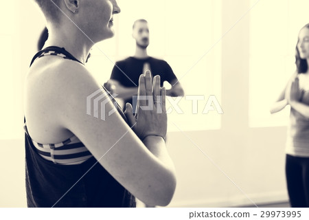 Yoga Practice Exercise Class Concept 29973995