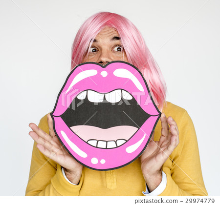 Studio People Shoot Portrait Isolated 29974779