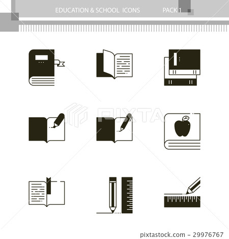 Education and School outline icon collection Education and School outline icon collection 29976767