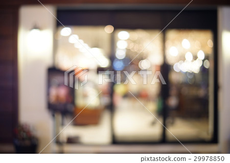 Blurred image of restaurant / coffee shop Blurred image of restaurant / coffee shop 29978850