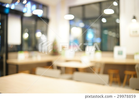 Blurred image of restaurant / coffee shop 29978859