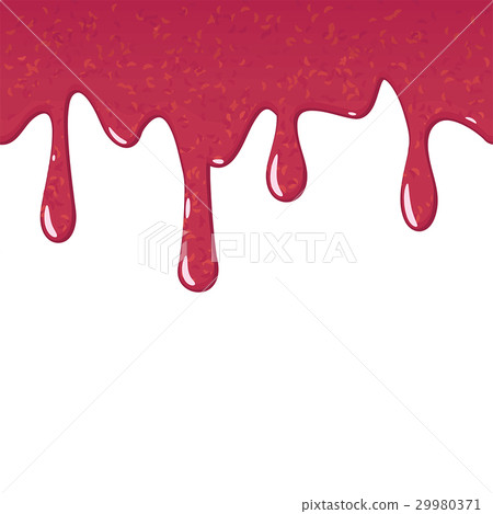 Splashing red sugar syrup raspberry jam Splashing red sugar syrup raspberry jam 29980371