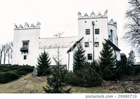 Chateau Strazky, Slovakia, cold photo filter Chateau Strazky, Slovakia, cold photo filter 29980719