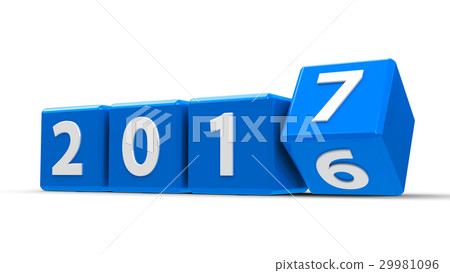 Blue cubes 2017 29981096