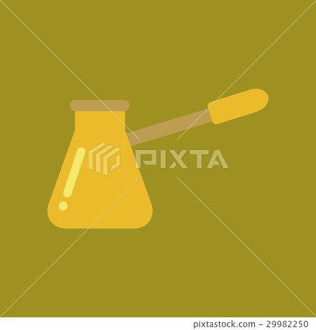 flat icon on background coffee arabic Turk 29982250