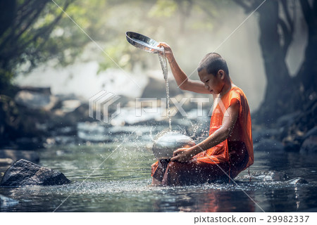 Novice Monk in Thailand Novice Monk in Thailand 29982337